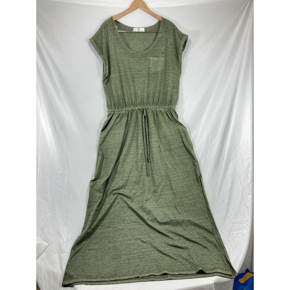 Womens Time and True Belted Short Sleeve Dress Size XL (16-18) with SidePockets